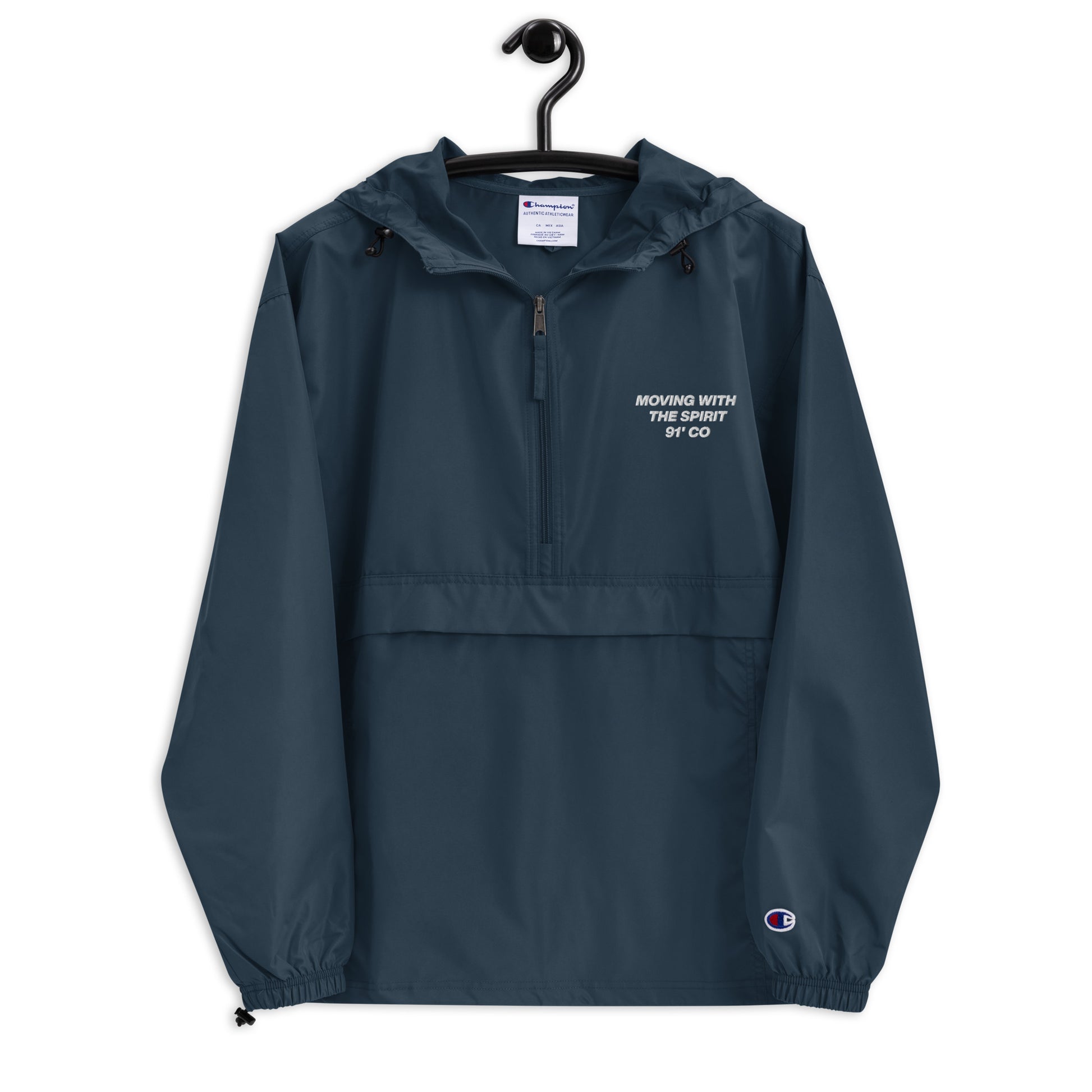 Embroidered Champion Packable Jacket - DRMST8