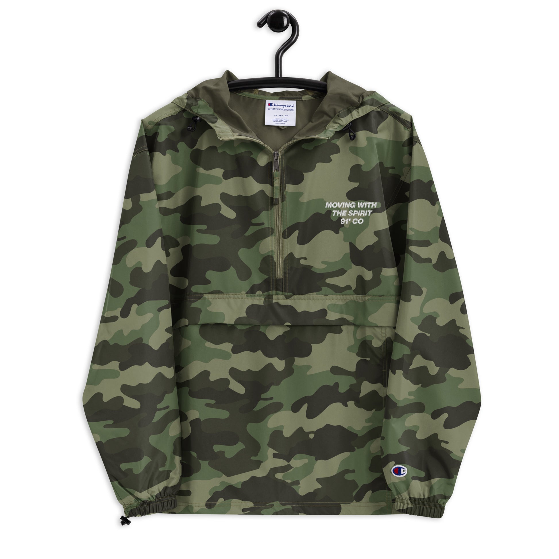 Embroidered Champion Packable Jacket - DRMST8