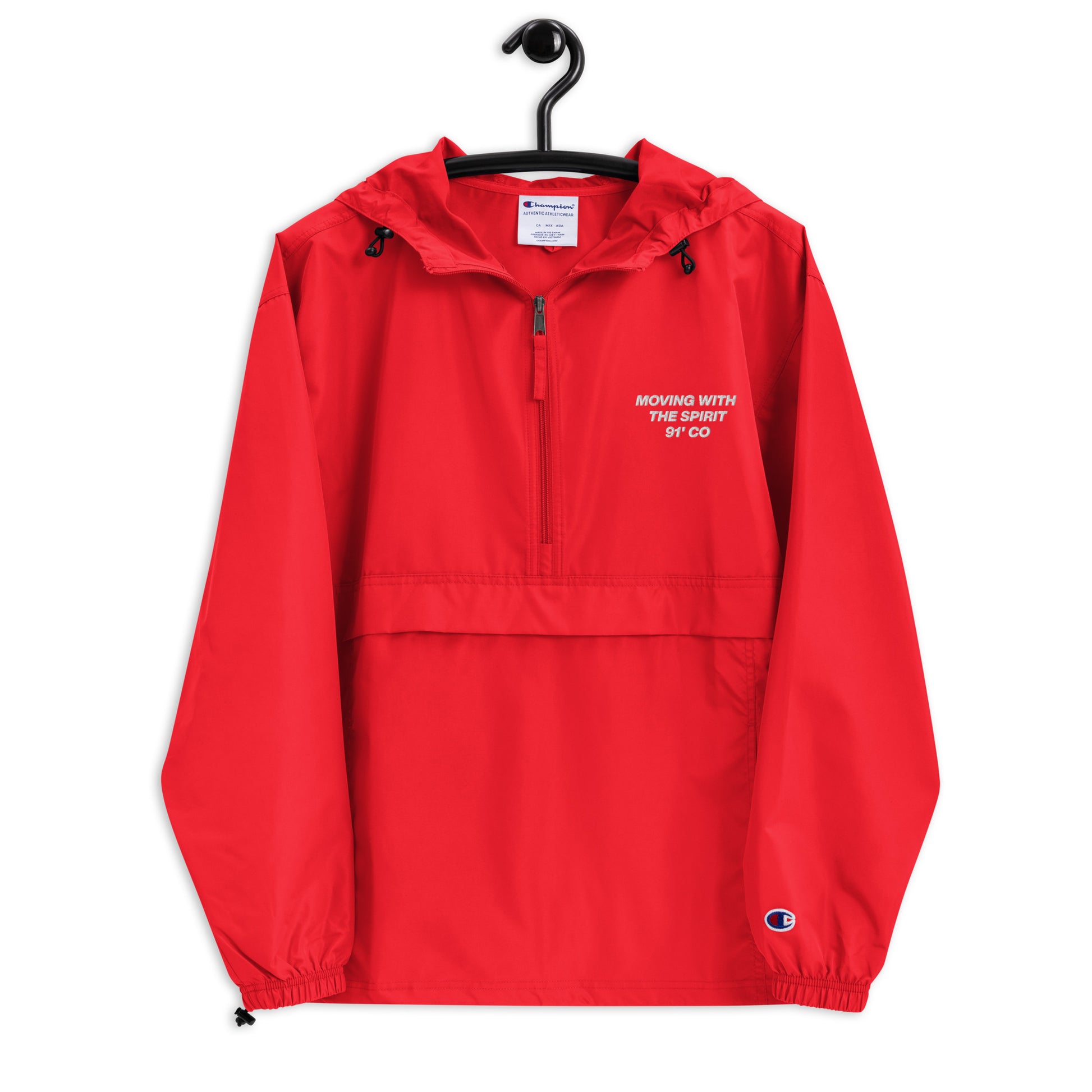 Embroidered Champion Packable Jacket - DRMST8